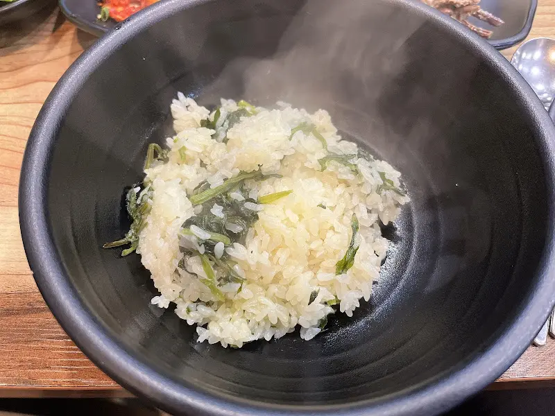 곤드레밥 근접샷