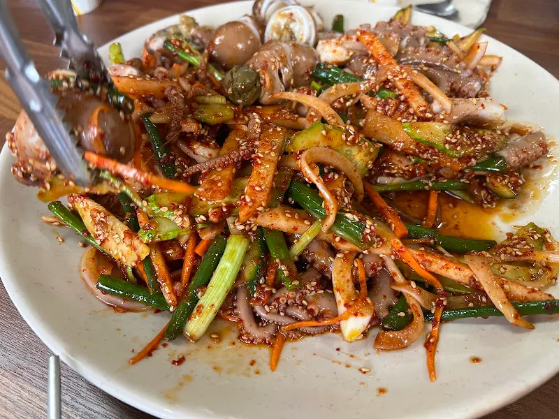 신선해횟집 낙지무침