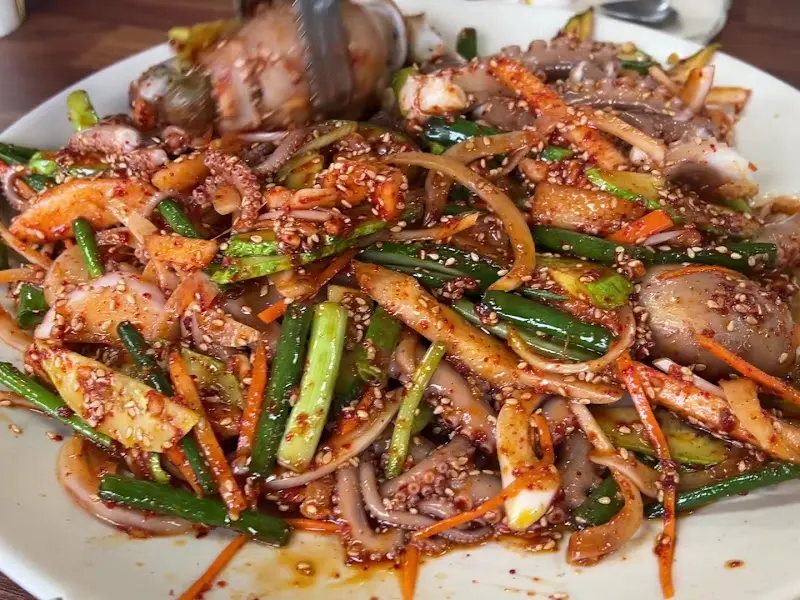 신선해횟집 낙지무침