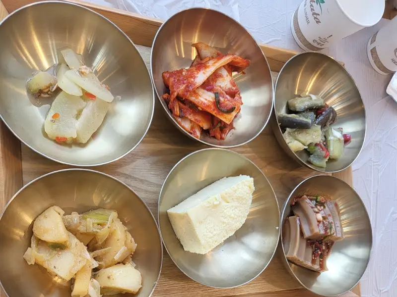 신선한 야채 쌈