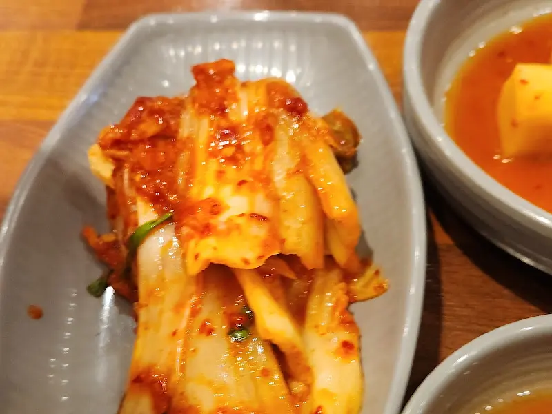 맛깔스러운 배추김치의 자태