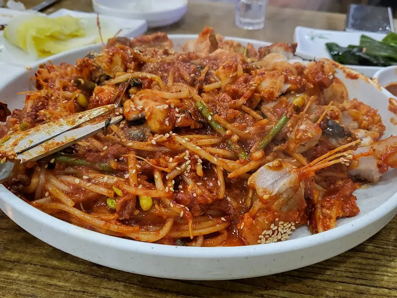 윤기가 흐르는 아구찜