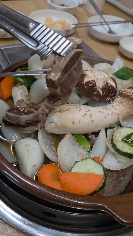 갈비찜 양념에 볶아 먹는 볶음밥