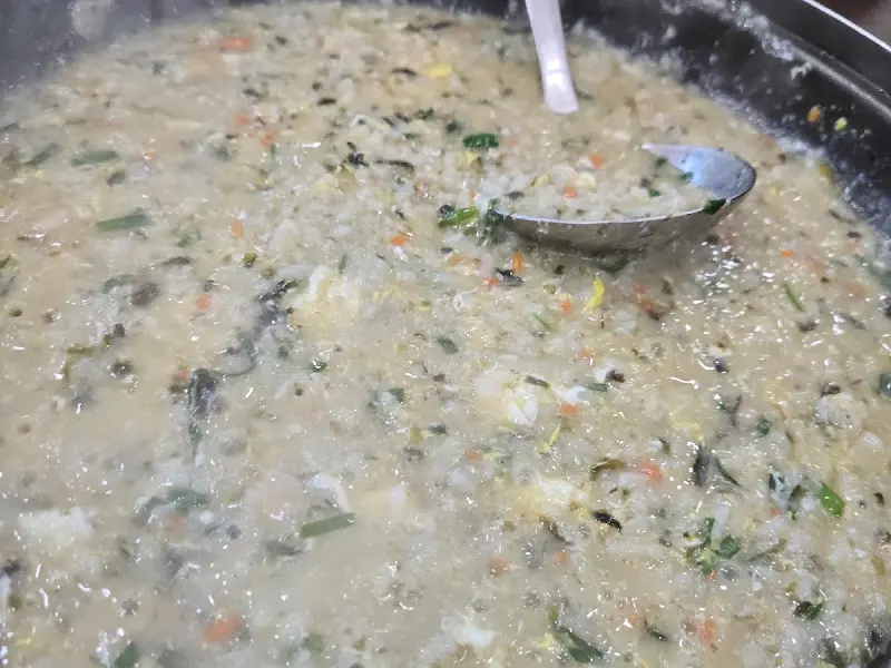 능이버섯전골 죽