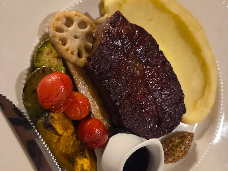 스테이크 단독샷