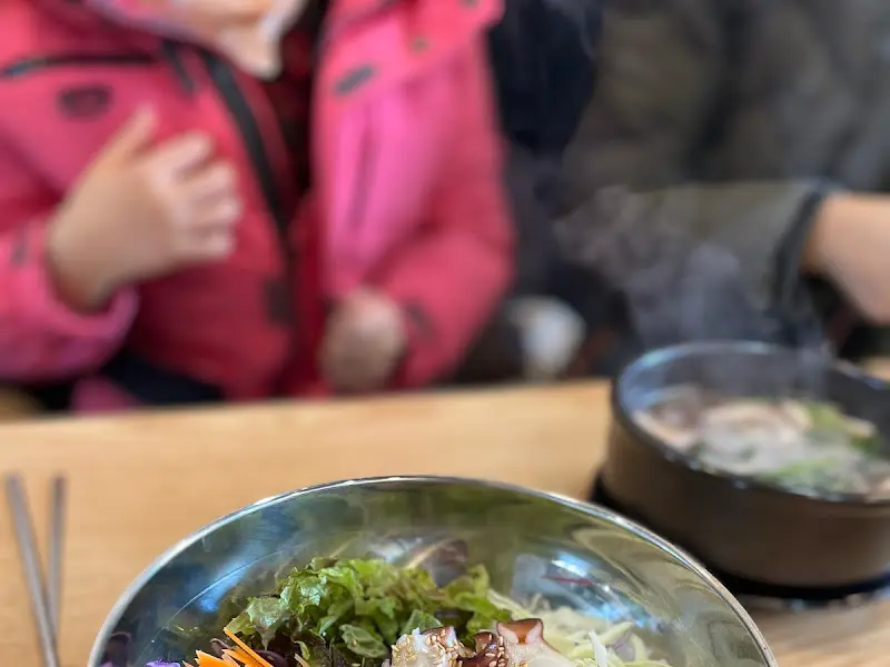 문어 물회 한상차림