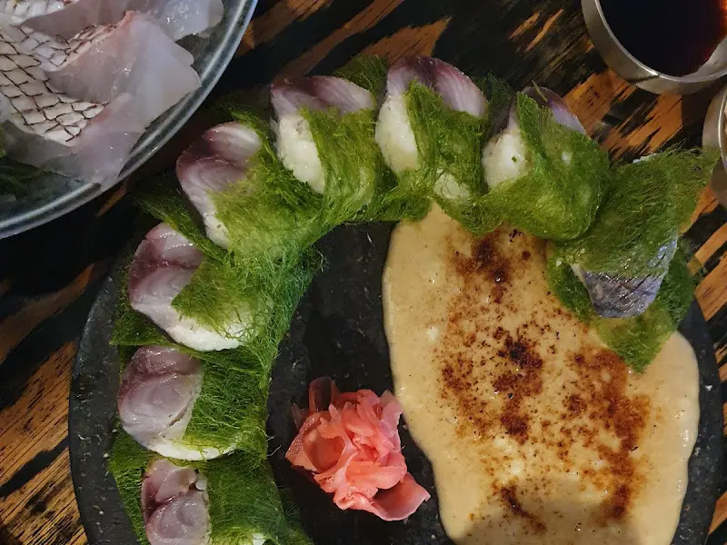 고등어 봉초밥 근접샷