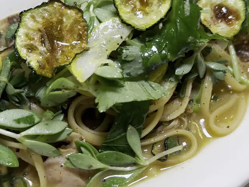 항정살 리가토니 파스타