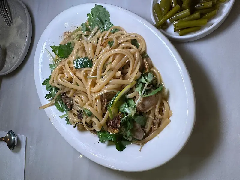 항정살 리가토니 파스타