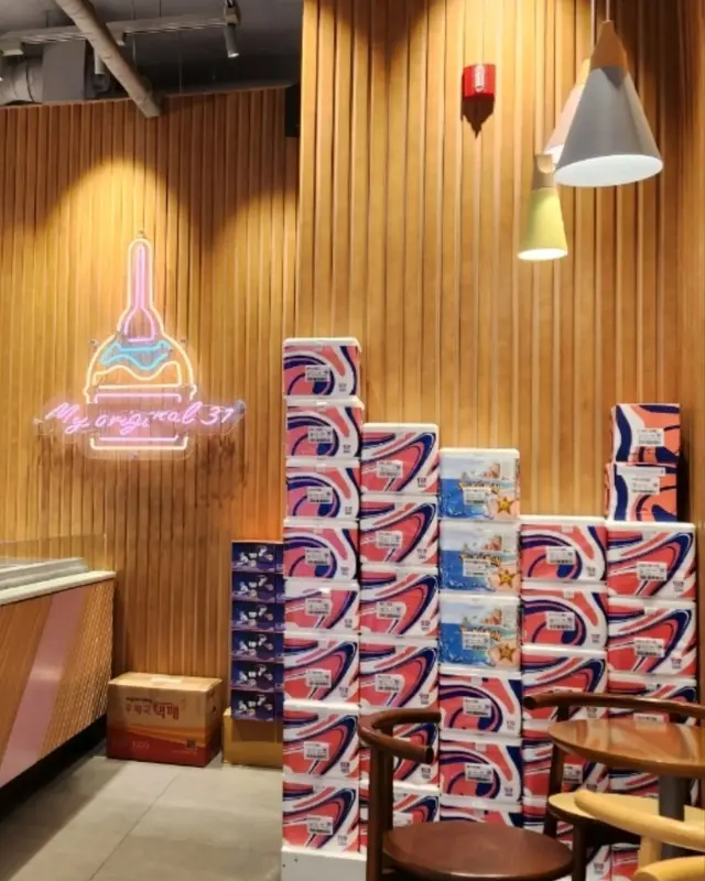 베스킨라빈스 내부 인테리어