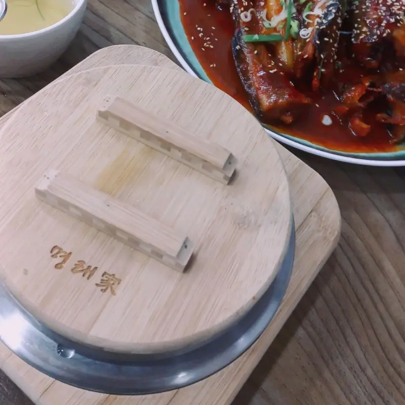 돌솥밥의 향긋한 누룽지