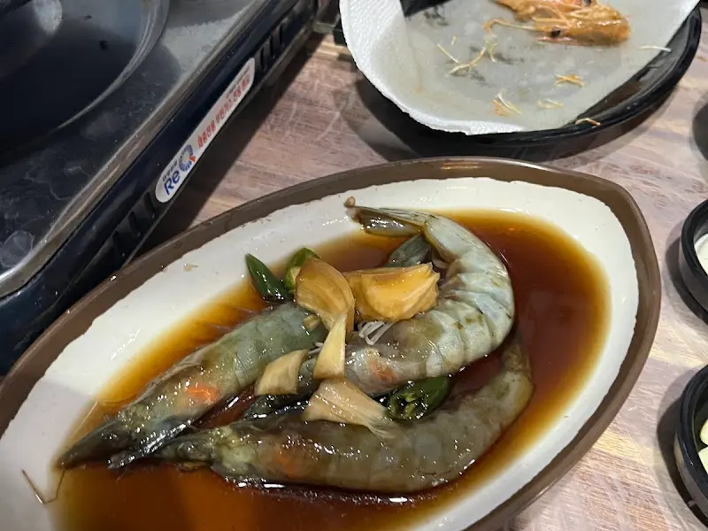 간장 새우 디테일 샷