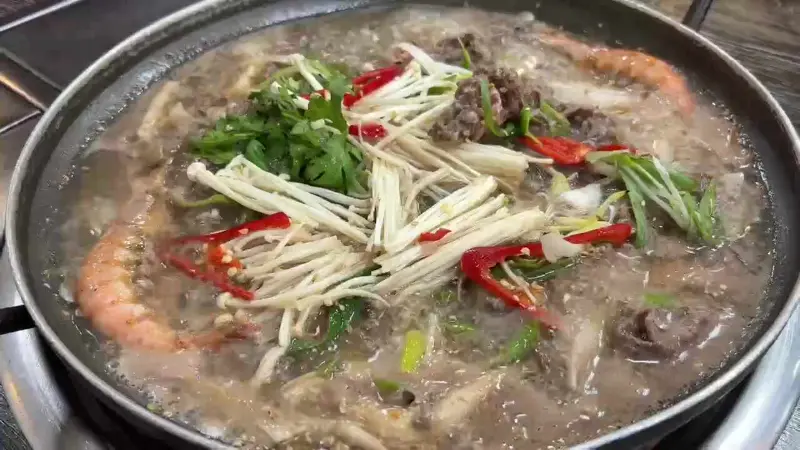 불고기 전골의 모습