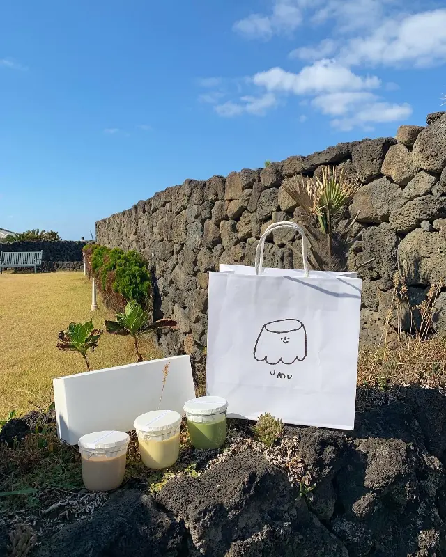 푸딩과 제주 풍경