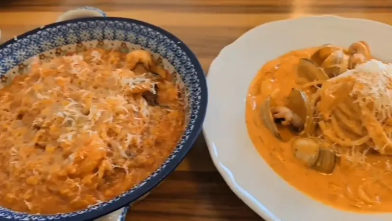 쥬빠 파스타와 크림 파스타