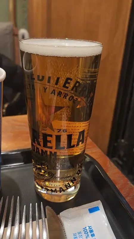 시원한 맥주 한 잔