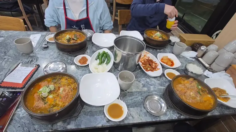 푸짐한 한 상 차림