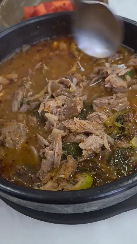 양평해장국 건더기