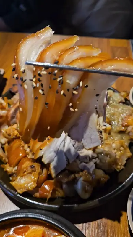 다양한 족발 메뉴