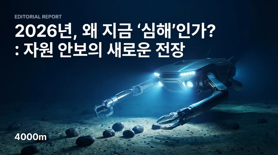 2026년, 왜 지금 '심해'인가? : 자원 안보의 새로운 전장
