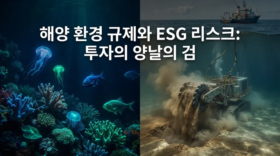 해양 환경 규제와 ESG 리스크: 투자의 양날의 검
