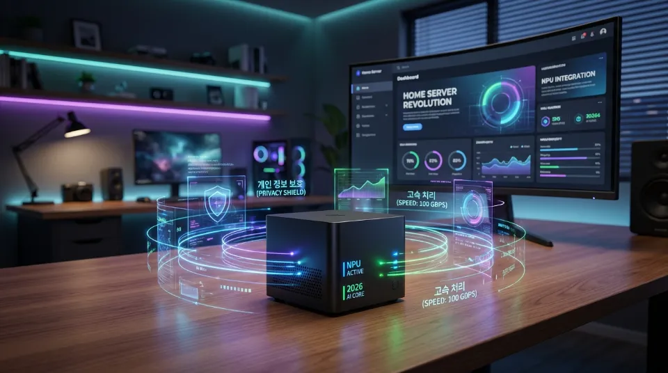 1. 2026년형 홈 서버 하드웨어 선택: NPU가 가져온 혁명