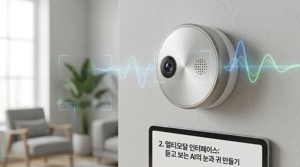 2. 멀티모달 인터페이스: 듣고 보는 AI의 눈과 귀 만들기