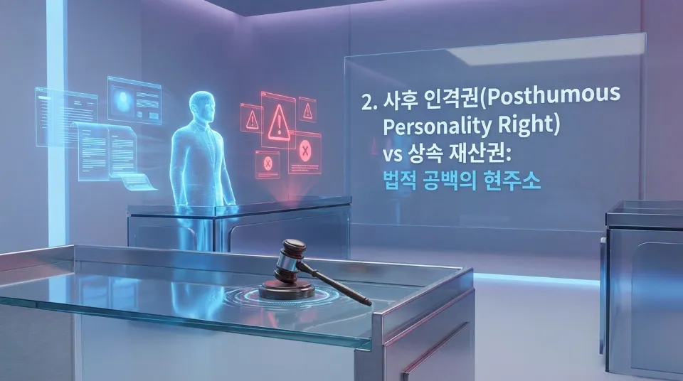 2. 사후 인격권(Posthumous Personality Right) vs 상속 재산권: 법적 공백의 현주소