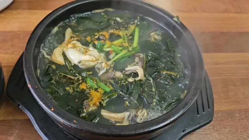 매생이굴국밥