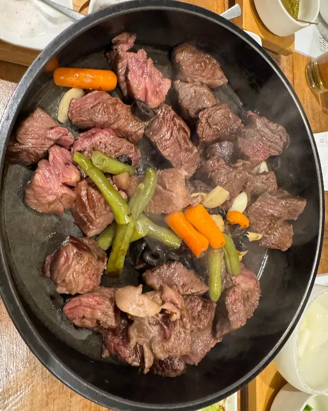 고기와 야채의 조화