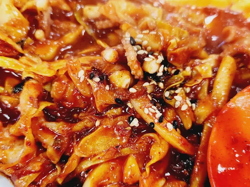 옹기갈비의 낙지볶음