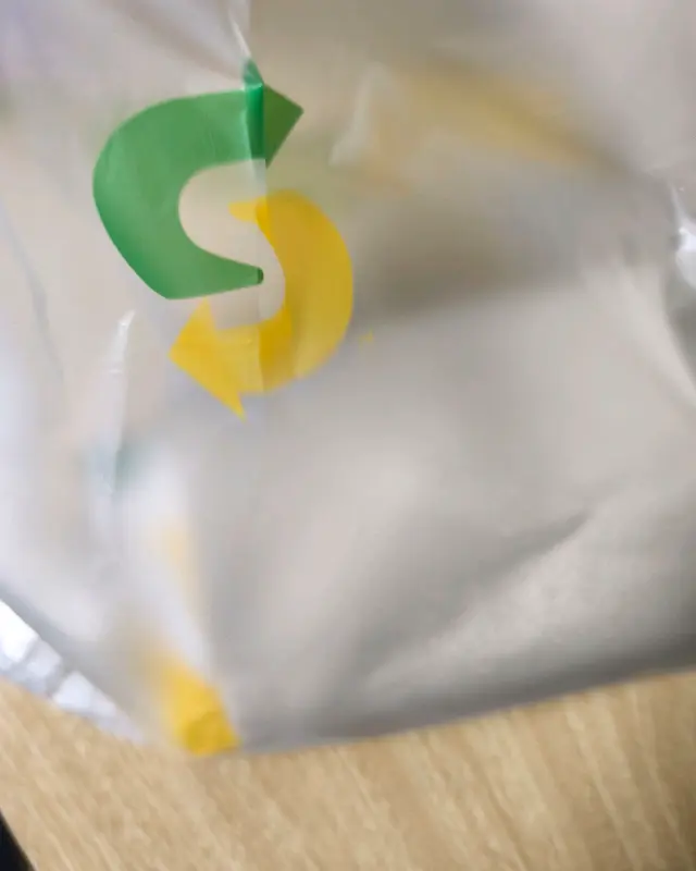 써브웨이 비닐봉투