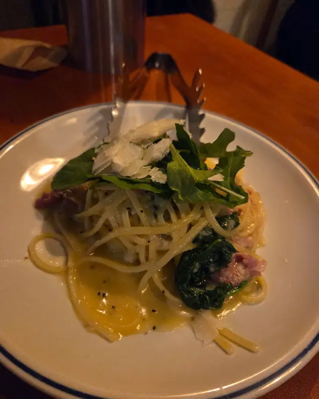 잠봉뵈르 알리오 올리오 파스타