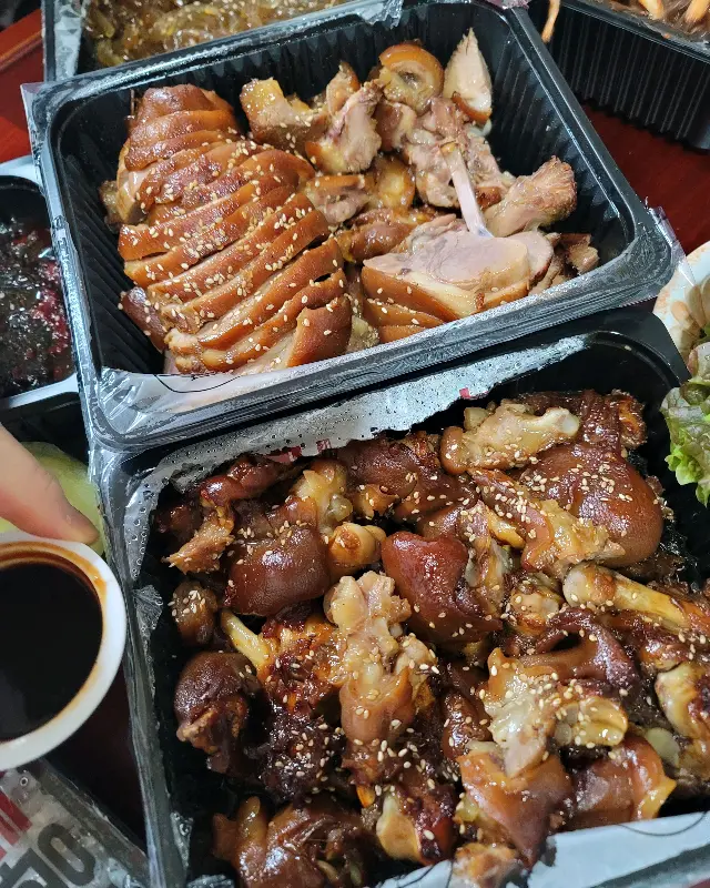 마왕족발과 마늘족발의 아름다운 조화