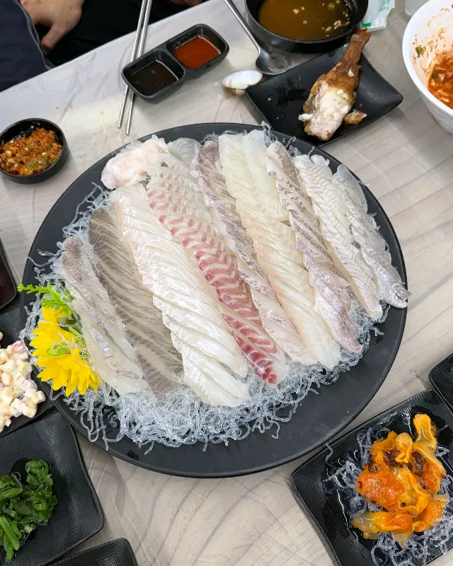 신선한 활어회