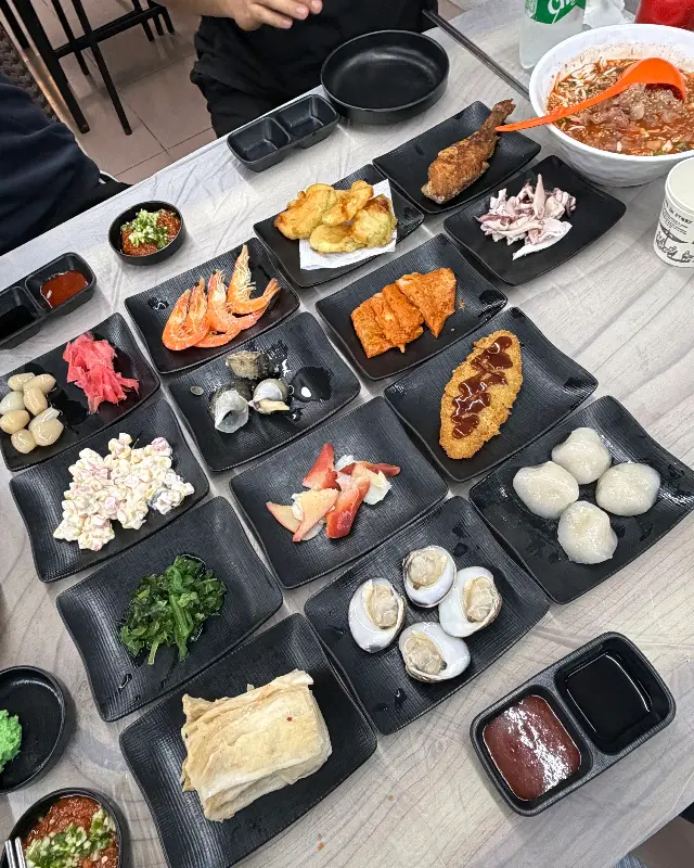 싱싱한 해산물 스끼다시