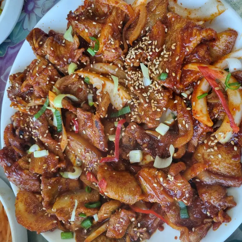 돼지주물럭 클로즈업