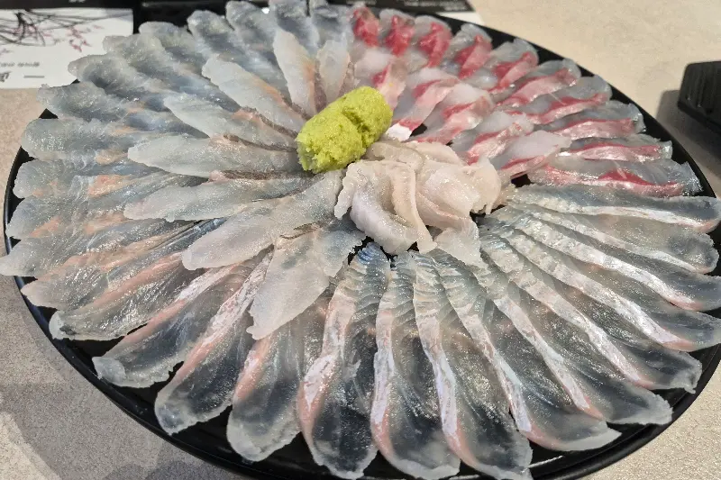 싱싱한 모듬회의 자태