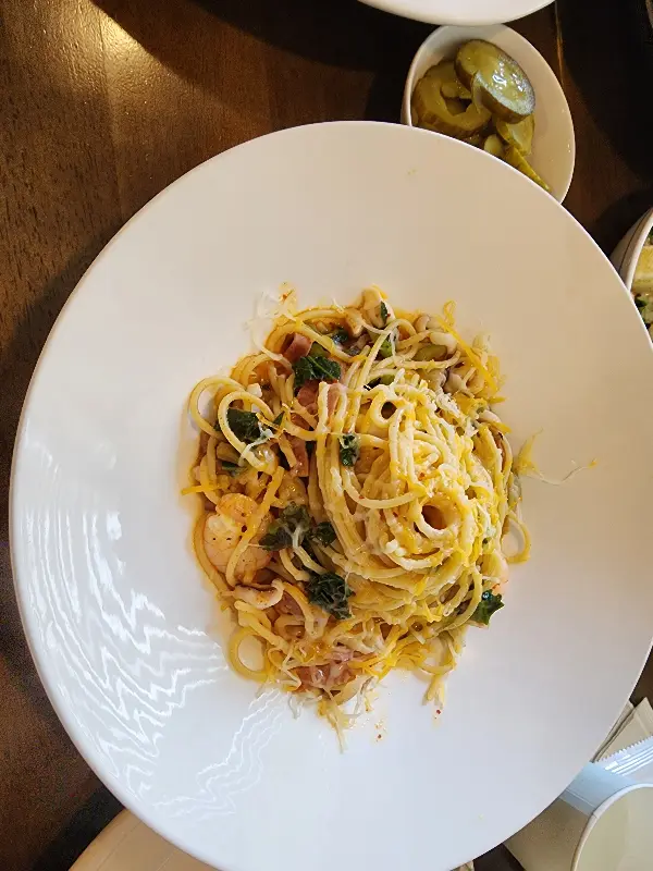 갓김치 오일 파스타