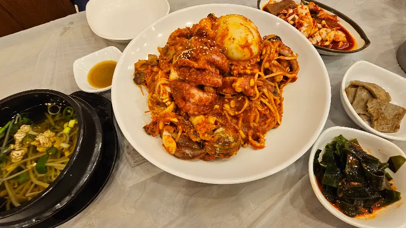 해물찜 한상차림