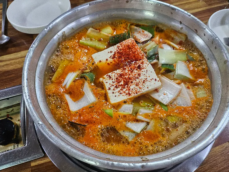 푸짐한 동태찌개