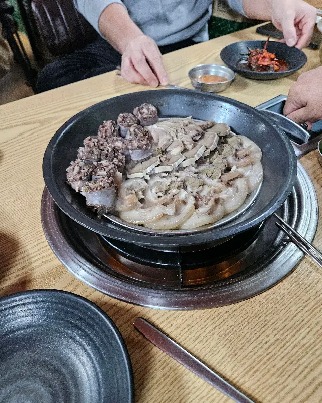 모듬순대 한 상차림