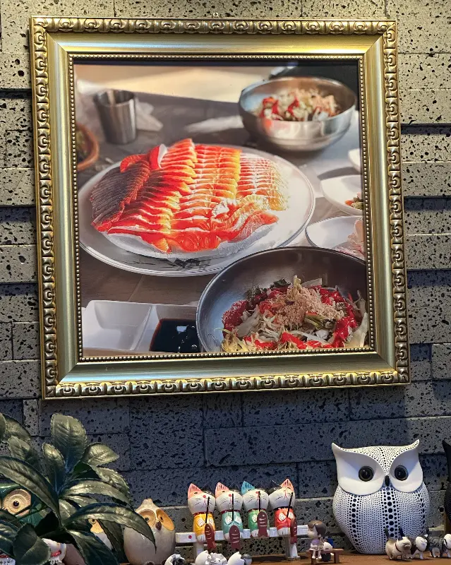 팔석정 내부 장식