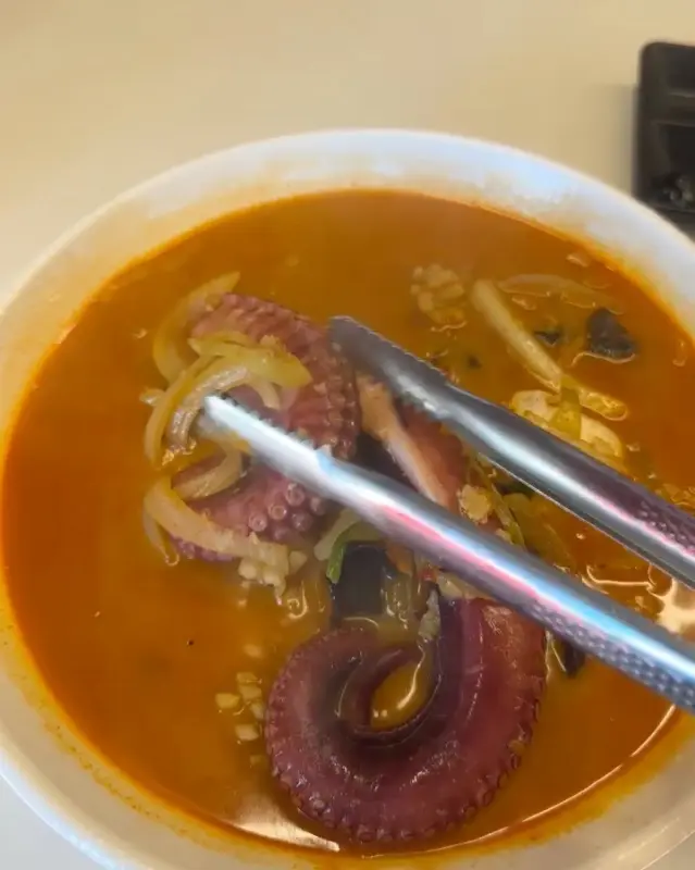 와사비 크림 새우의 자태