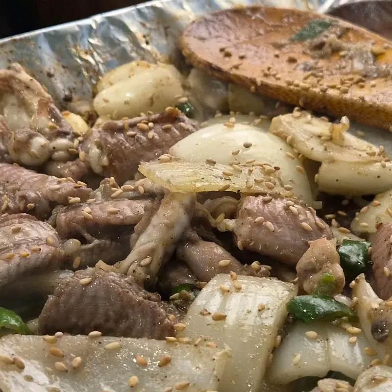 소금구이 꼼장어의 담백한 매력