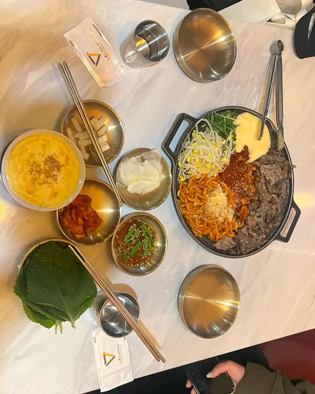 깔끔한 테이블 세팅