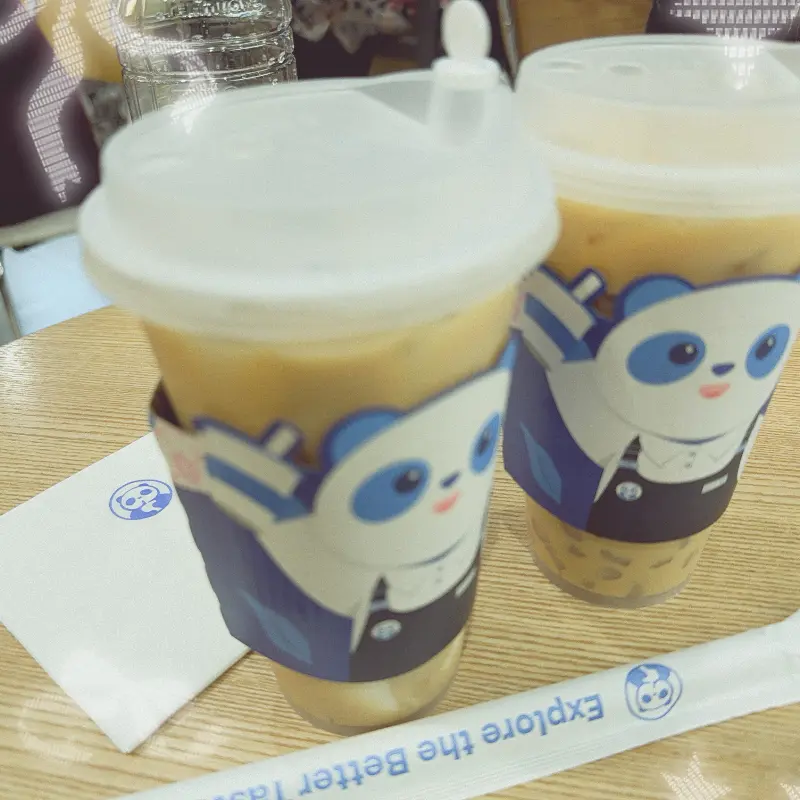 귀여운 판다 컵홀더