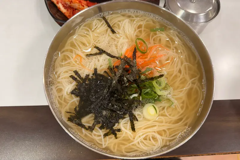 콩국수 근접샷