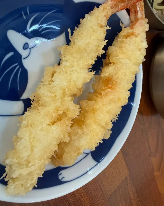 새우튀김 디테일 샷