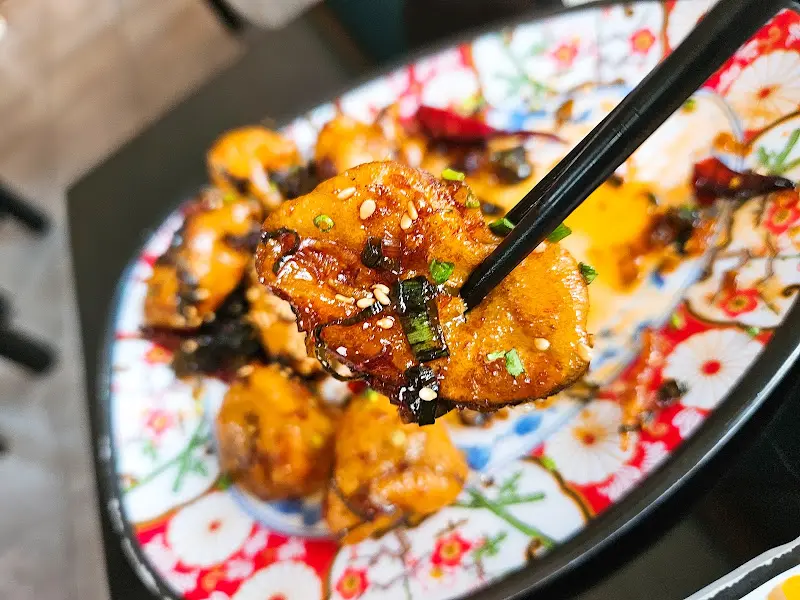 가지튀김 한 점